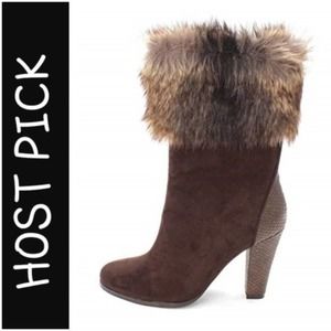 NIB! IMPO Women's Outback Stretch Dress Bootie Earth Size 10